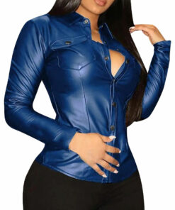 Women's Leather Shirts