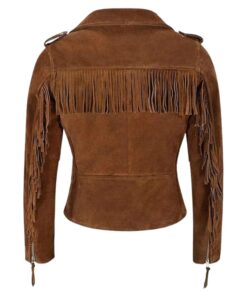 Brown Leather Jacket Womens