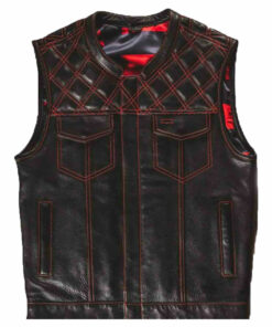 Men Leather Vest & Harley Davidson Leather Vest Mens is classic