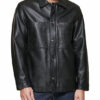 levi's men's faux leather shirt jacket