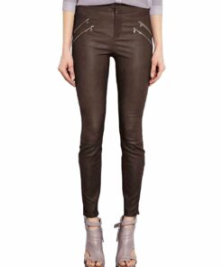 leather skinny pants women